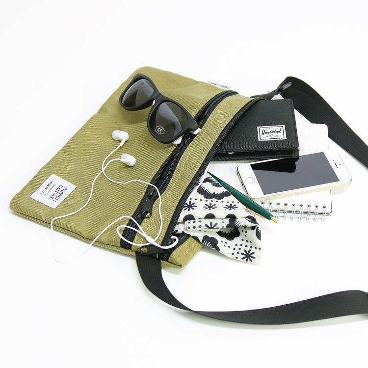 サコッシュ,バッグ,パロットキャンバス,アウトドアバッグ,バッグインバッグ,ジーンズファクトリー