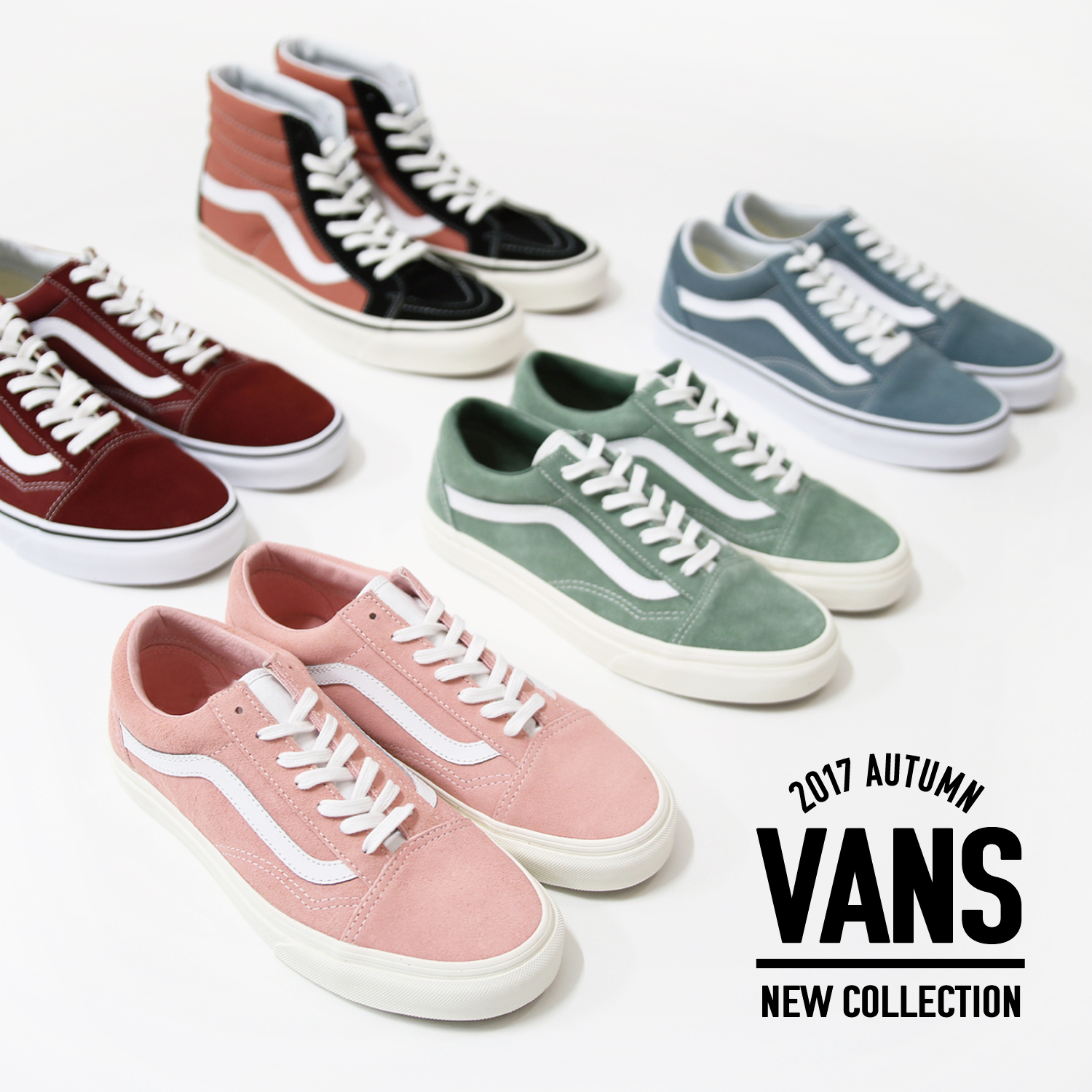 【MEN'S & LADY'S】VANS 2017AW新作スニーカー