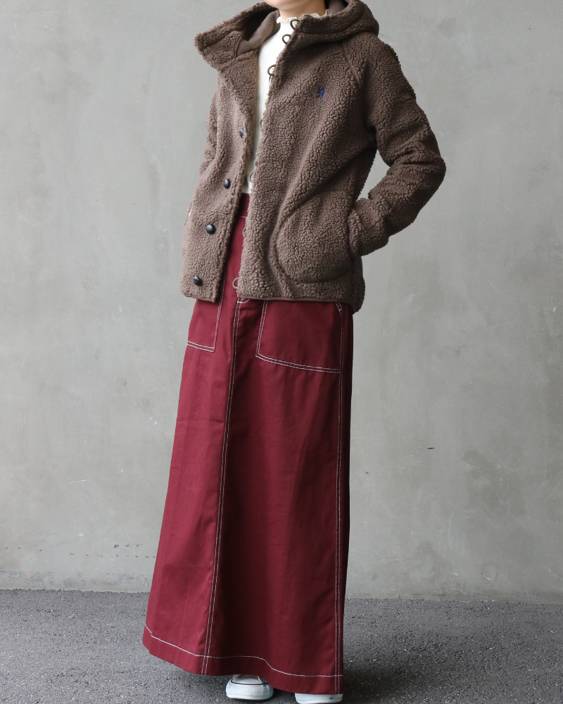 ジムフレックス,gymphlex,J-1185PL,くるみ,ボアジャケット,定番,2018秋冬,ジーンズファクトリー