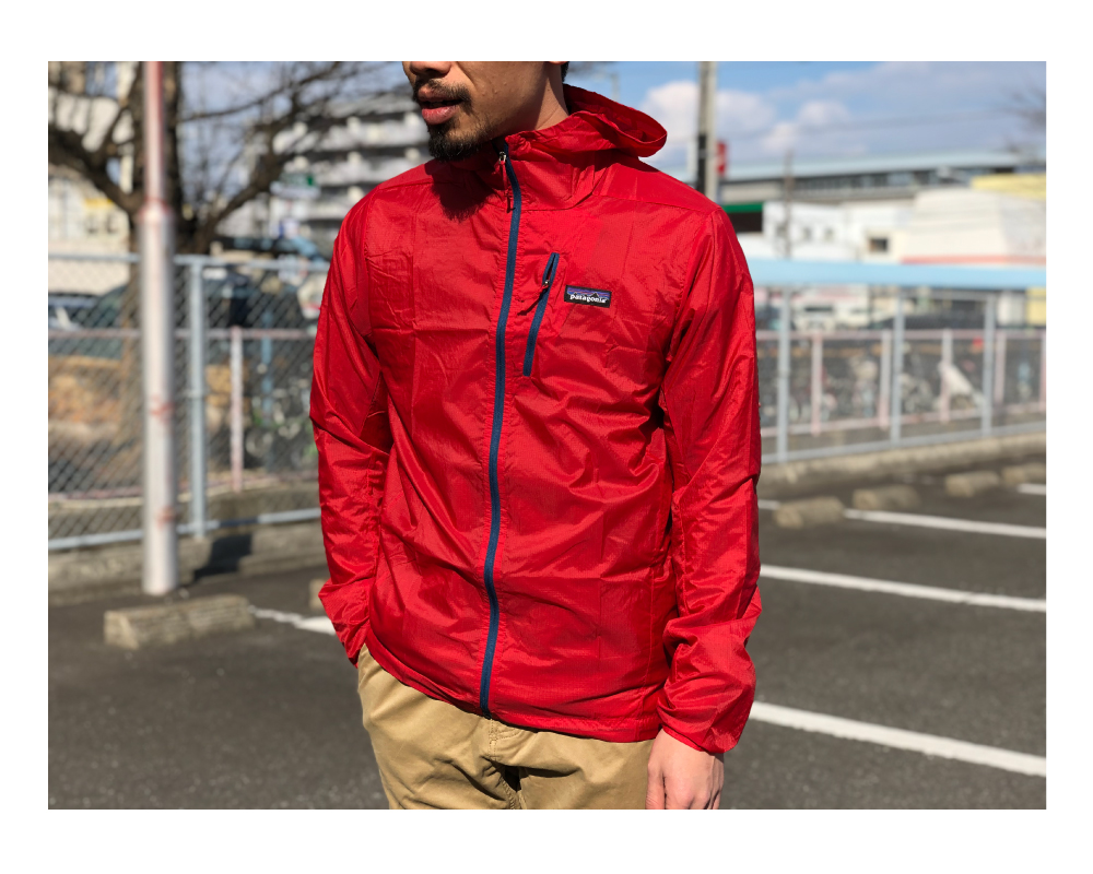 patagonia houdini jacket メンズS 赤 - アウター