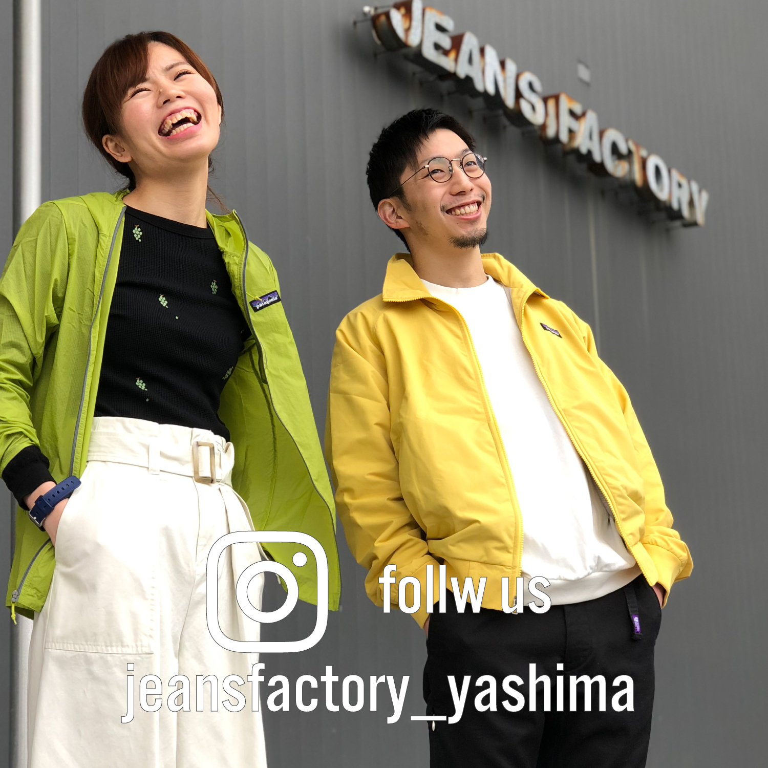 ジーンズファクトリー屋島店でインスタ配信中。