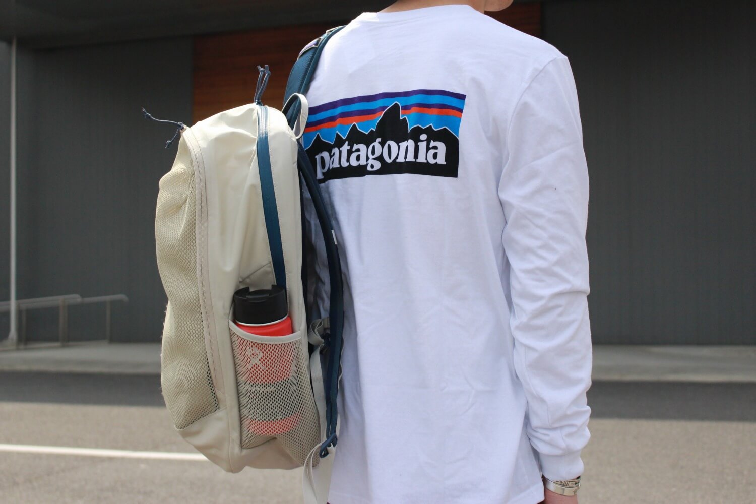 パタゴニアのP6ロゴのロンTの写真です。