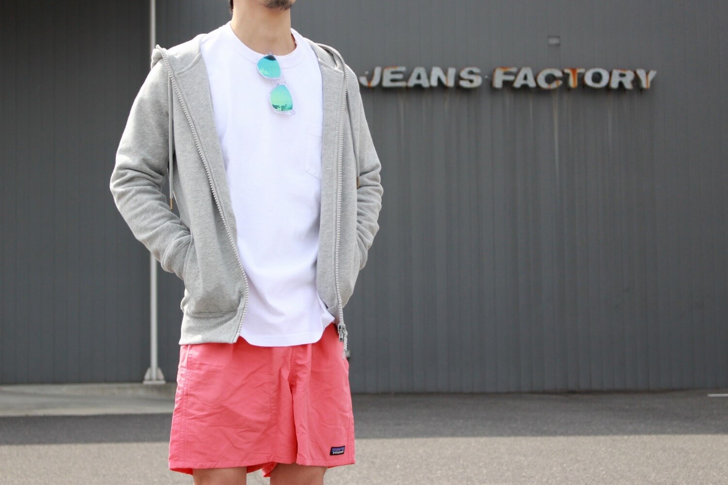 パタゴニアのバギーズショーツ58021のピンクのの写真です。