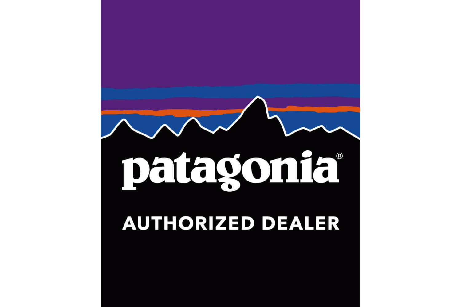 パタゴニアの正規取扱店ロゴです。