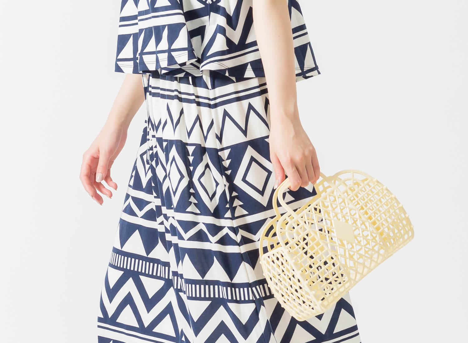 サンジェリーズのバスケットバッグです。