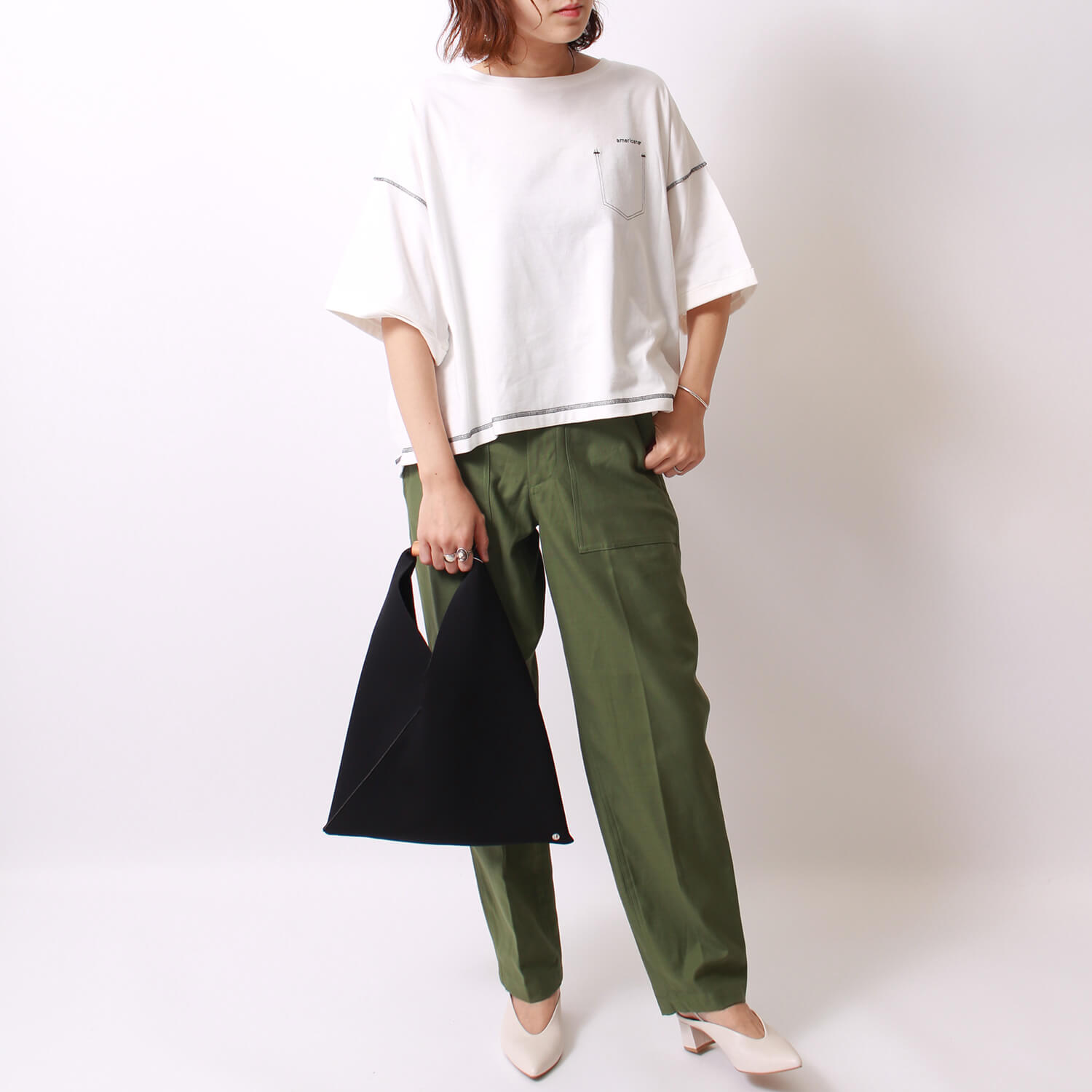 アメリカーナのジーンズファクトリー別注Tシャツです。