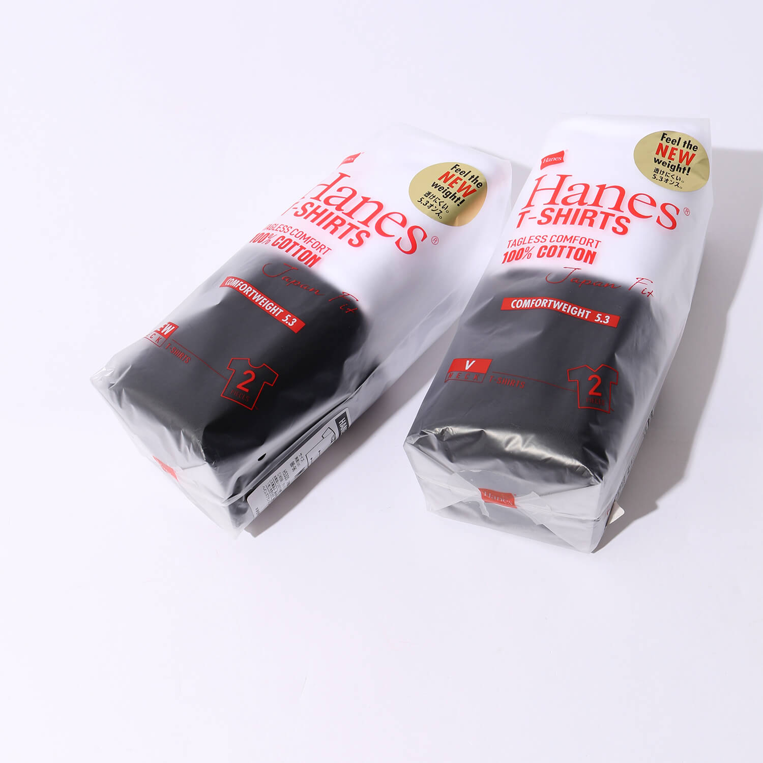 Hanes ヘインズのパックTです。