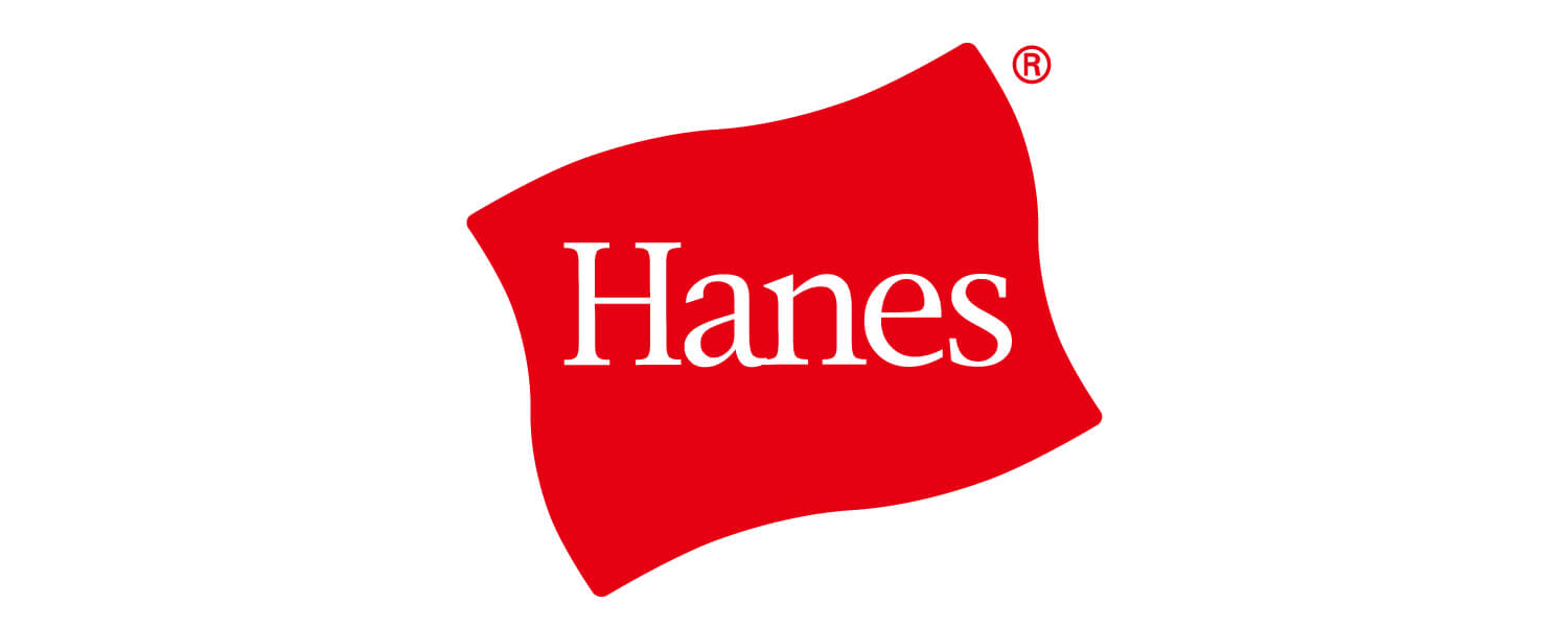 Hanes ヘインズのロゴです。