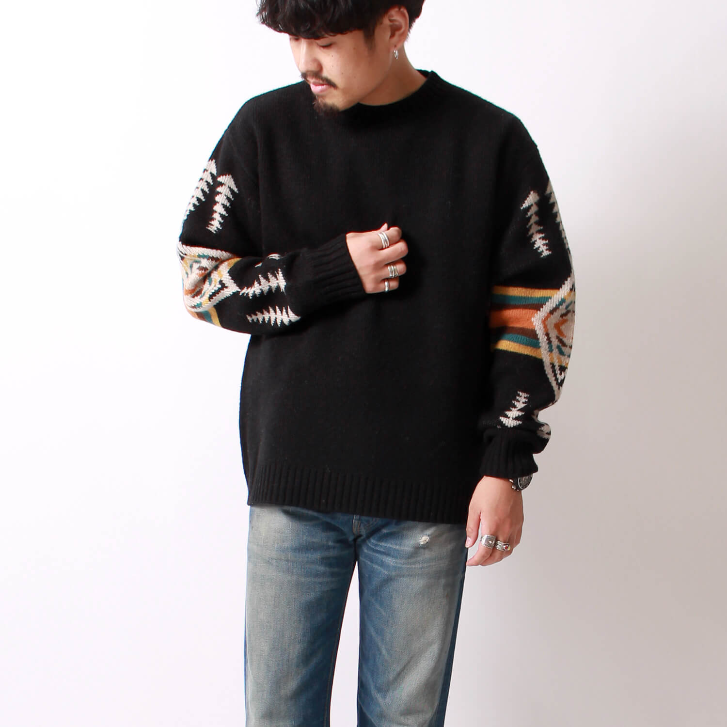 PENDLETON(ペンドルトン)のクルーネックプルオーバーニット 9575-8003です。