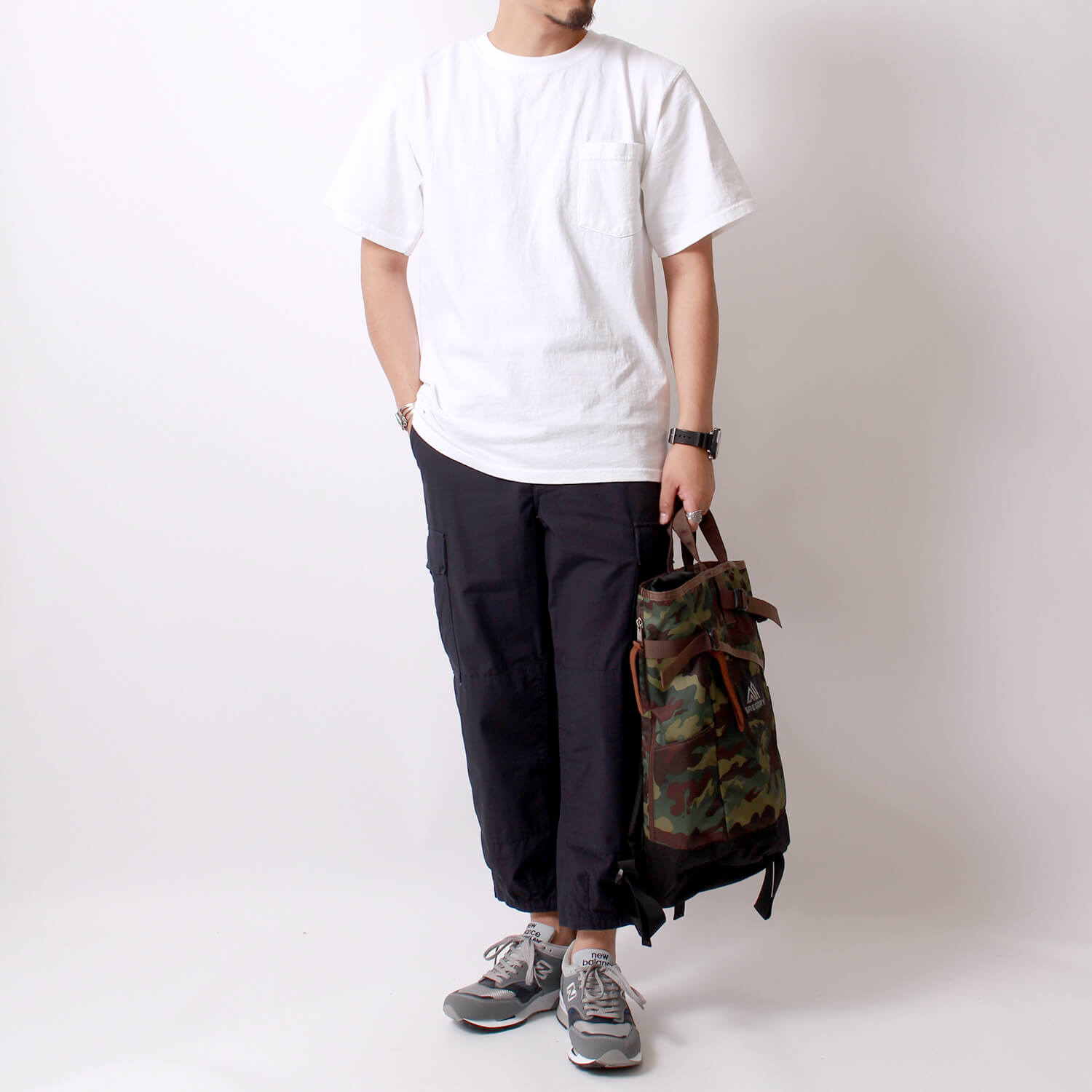 Goodwear(グッドウェア)のヘビーウェイト ポケットTシャツです。