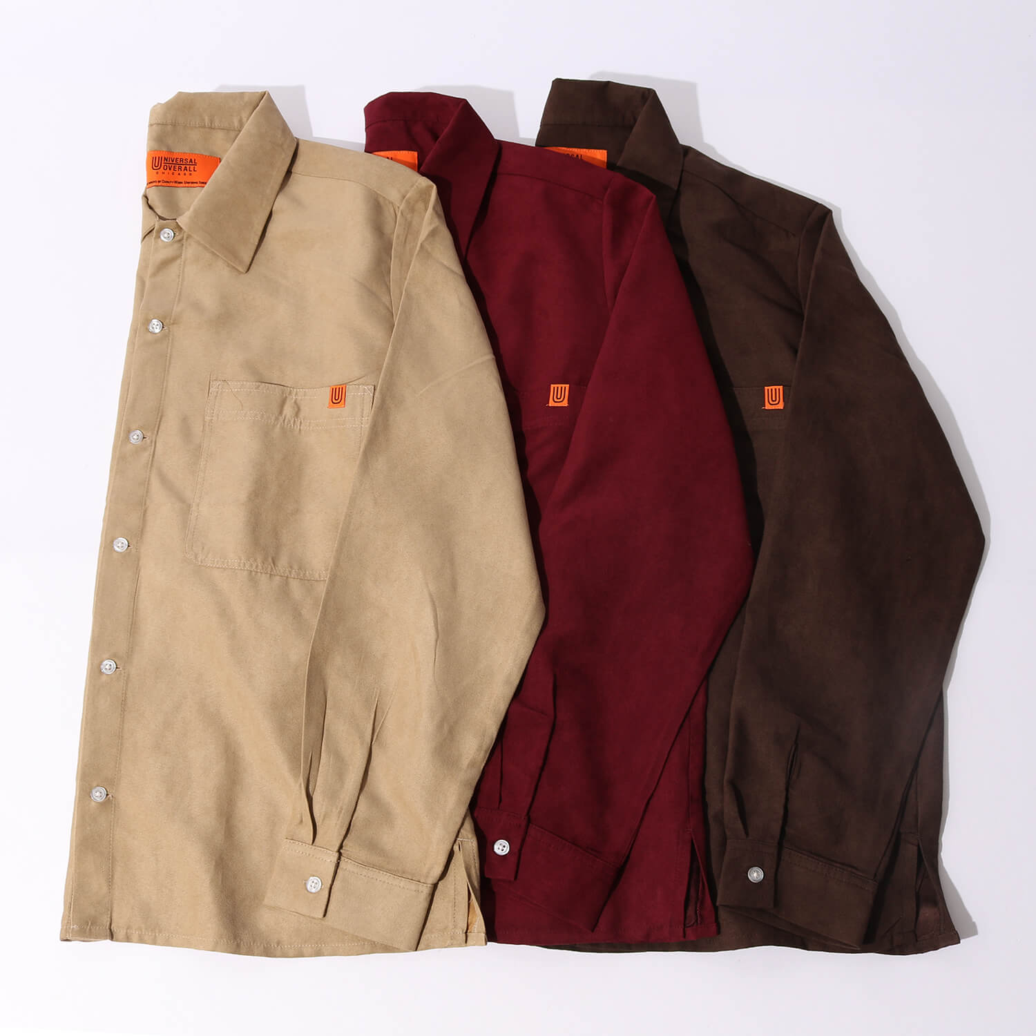 UNIVERSAL OVERALL(ユニバーサルオーバーオール)のオープンカラーシャツです。
