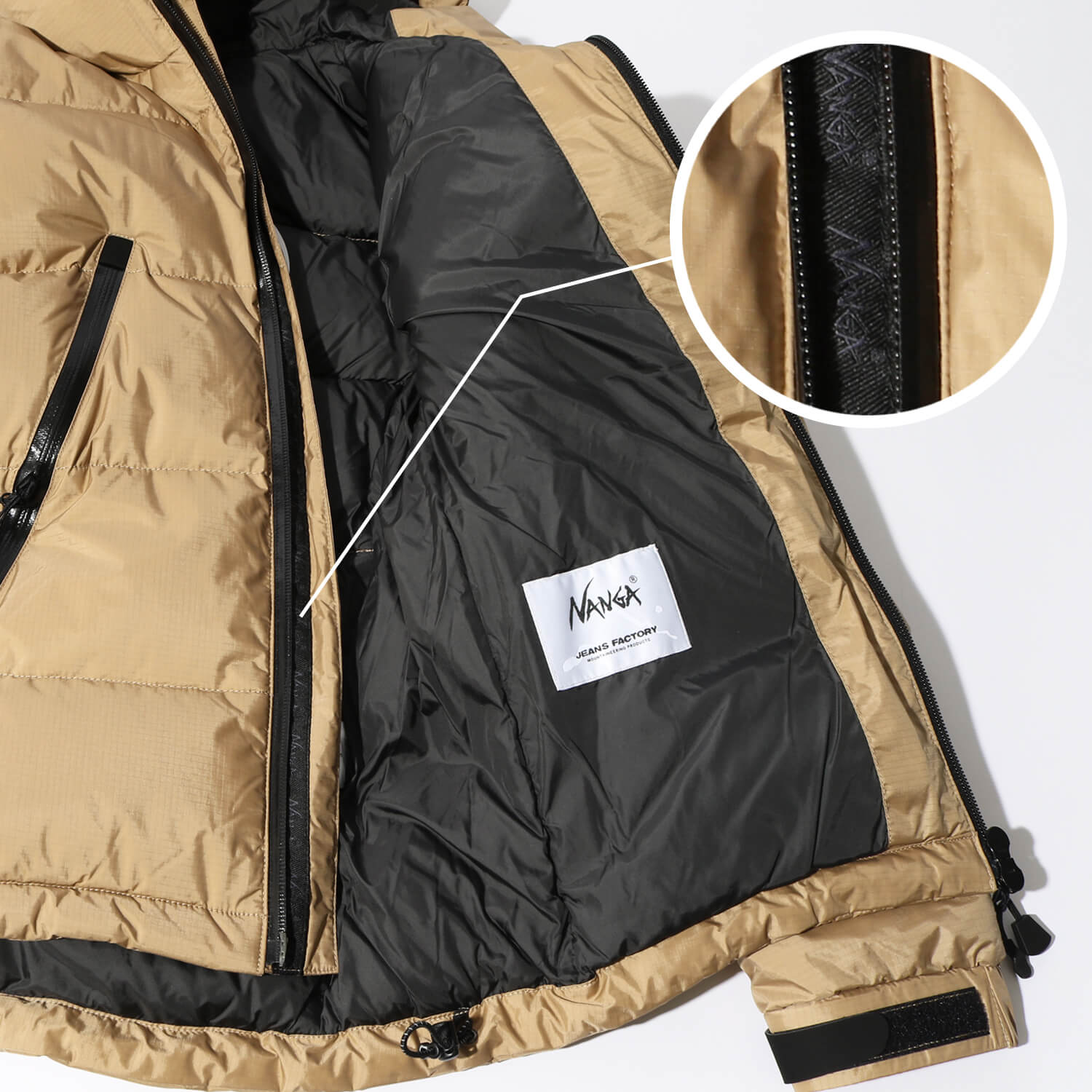 NANGAナンガ オーロラダウンジャケット別注モデルです。