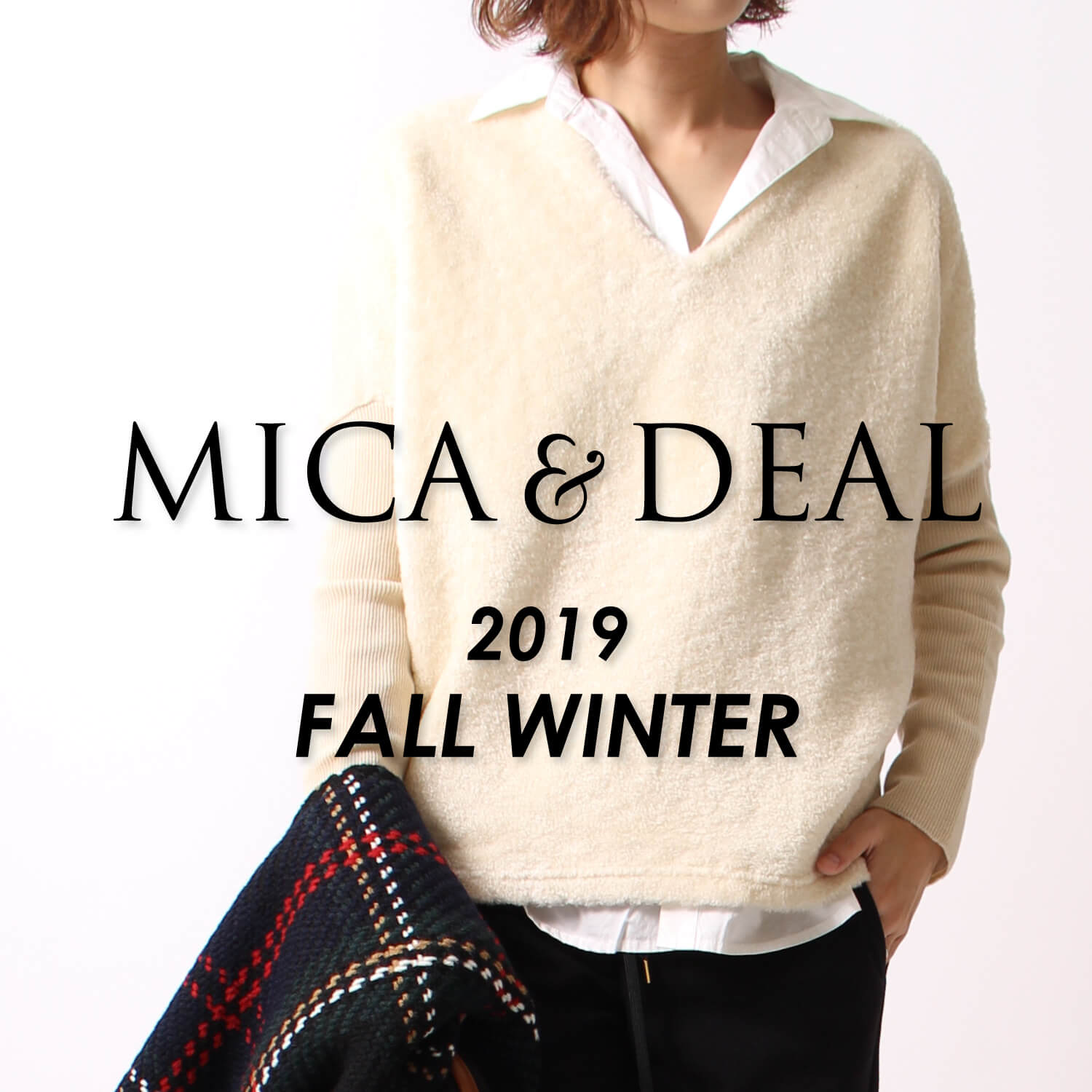 MICA&DEAL(マイカアンドディール) 2019秋冬のバナーです。