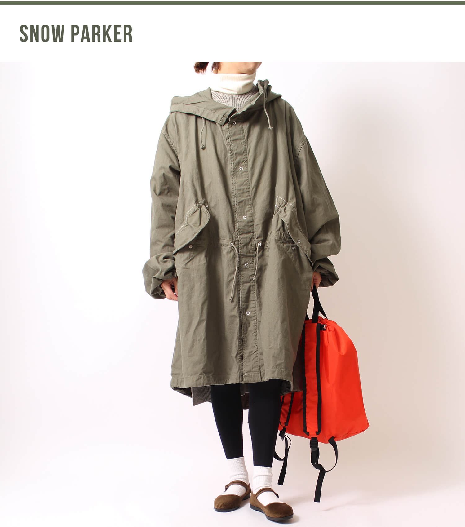ミリタリースノーパーカーです。