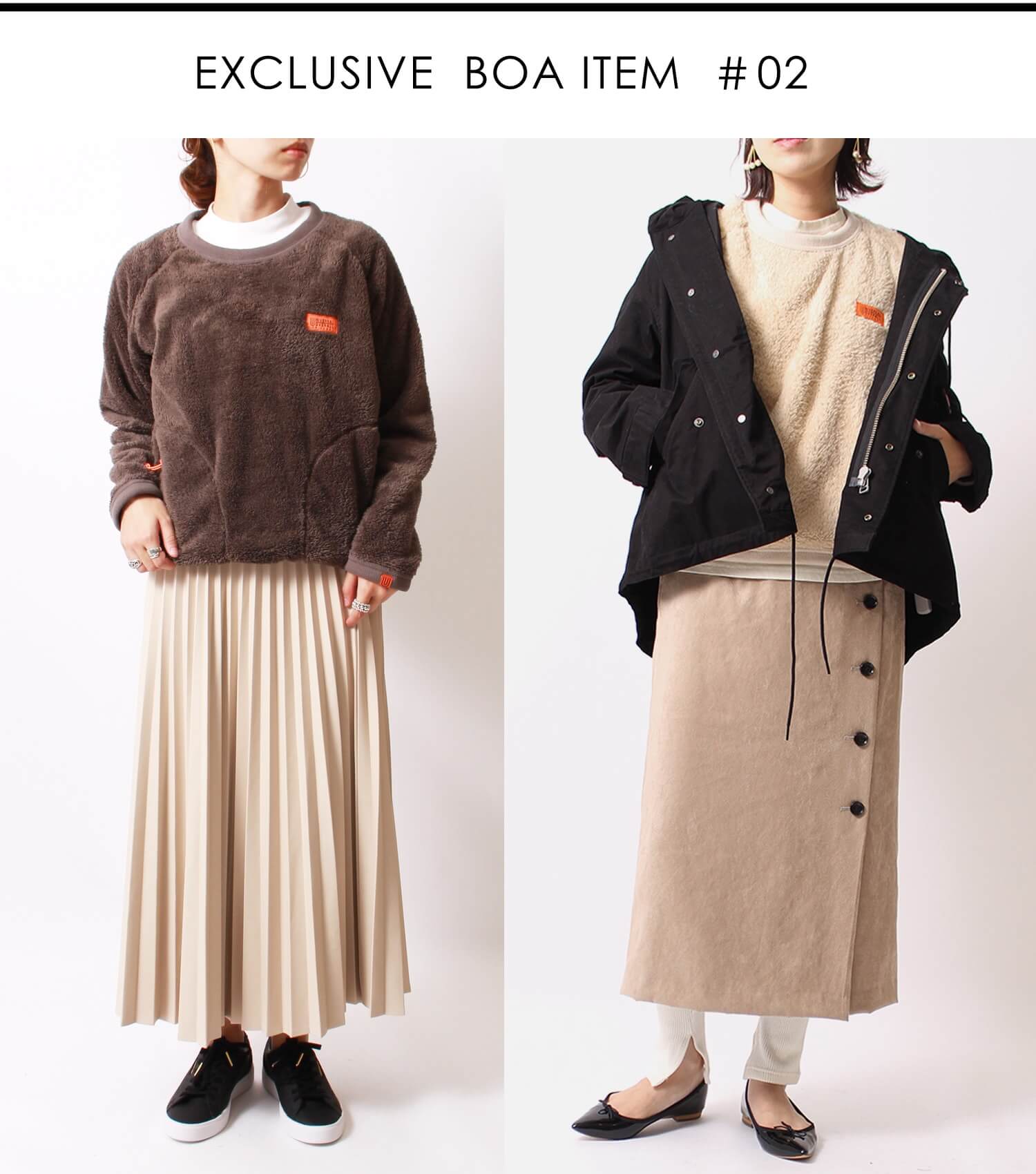 別注ボアフリース プルオーバー