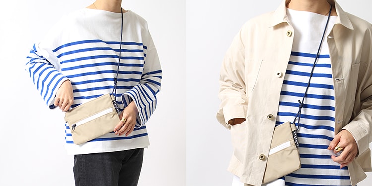 メゾンキャンバスのトラベルポーチです