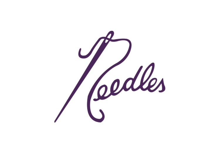 needles青色ジャージパンツ 蝶ロゴ Needles】トラック パンツ ジャージ ジャガード 蝶 すぐ届く
