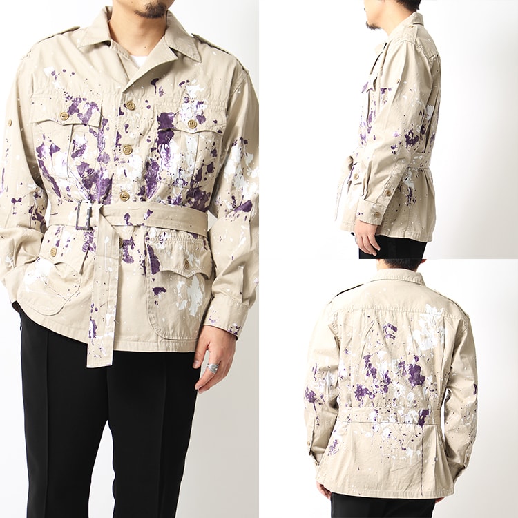 Needles 蝶刺繍 デニムジャケット L Needles 蝶刺繍 デニムジャケット L Needles 蝶刺繍 デニム