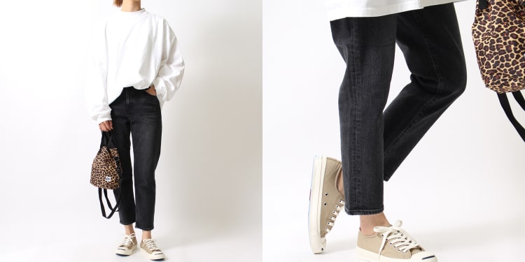 RED CARD(レッドカード)のハイライズスリムクロップドパンツです。