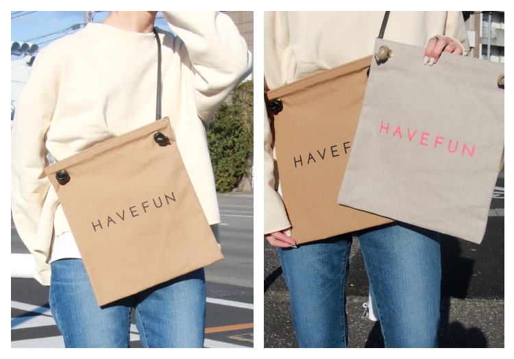 : H.V.F.N,BONNIEロゴバッグ