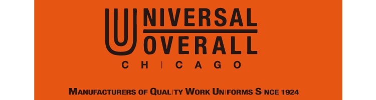 ユニバーサルオーバーオールのロゴです。