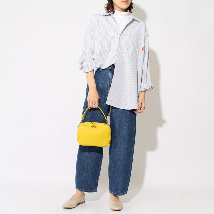 ユニバーサルオーバーオールのジーンスファクトリー別注 ステッチビッグシャツです。