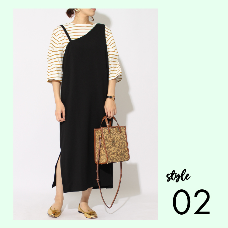 CLOCHE（クロシェ）のワンショルダーワンピース