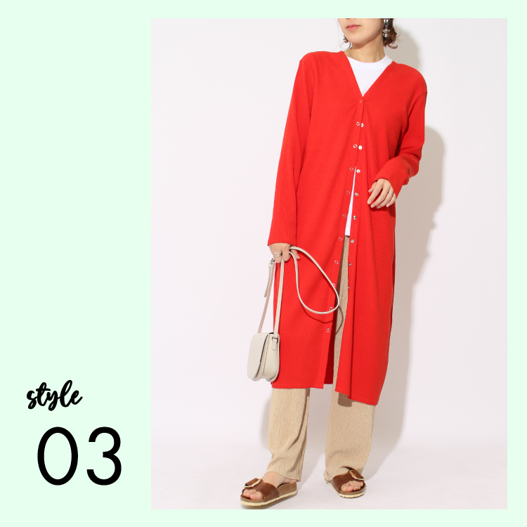 CLOCHE（クロシェ）のワンピースレイヤードコーデ