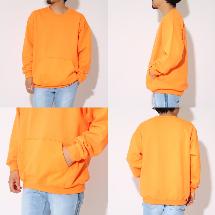 スウェット・シャツ・アウター！2020春カテゴリー別コーディネート&即戦力アイテムのヌワールファブリックのネオンカラースウェットの写真です。