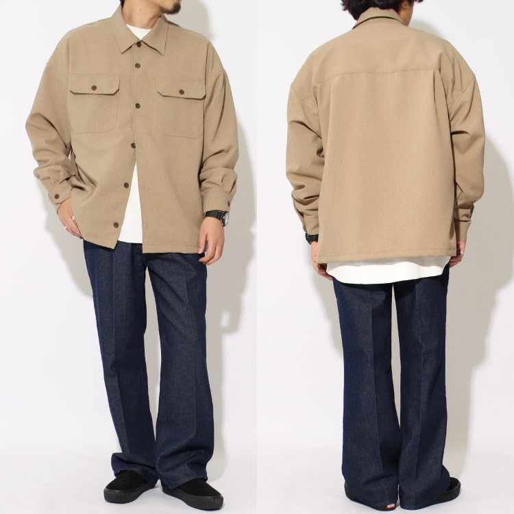 スウェット・シャツ・アウター！2020春カテゴリー別コーディネート&即戦力アイテムのシャツコーディネート写真です。