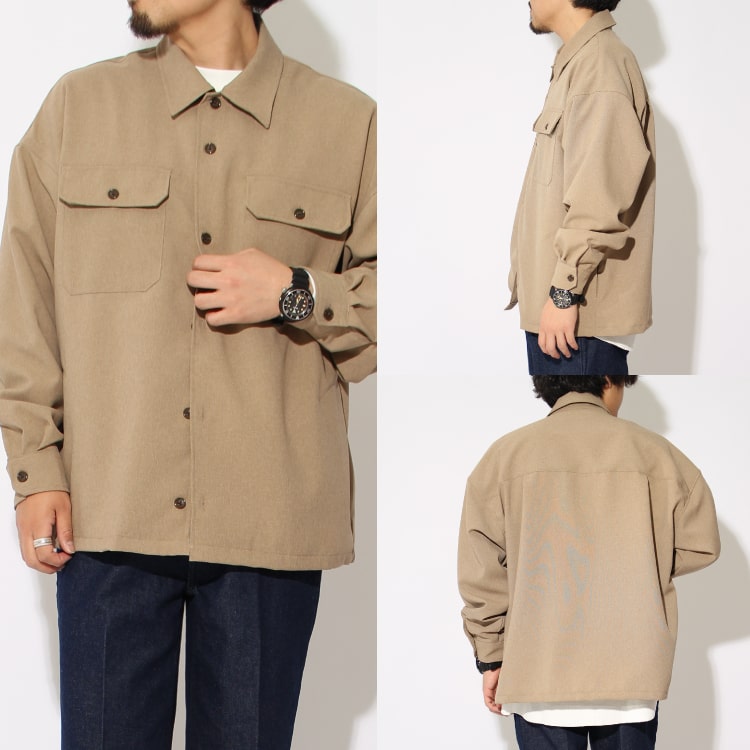 スウェット・シャツ・アウター！2020春カテゴリー別コーディネート&即戦力アイテムのヌワールファブリックのビックCPOジャケットの写真です。