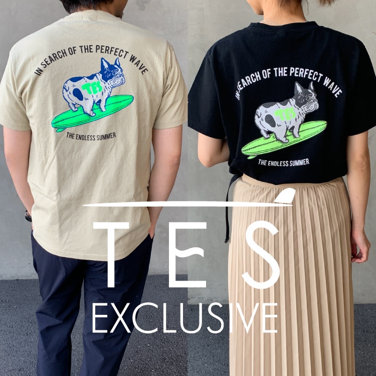 The Endless Summer エンドレスサマーの2020春夏ジーンズファクトリー別注Tシャツのバナーです。