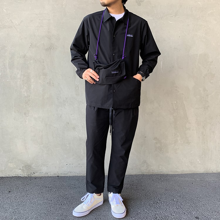 THOUSAND MILE [サウザンド マイル]のアスレチックセットアップのメンズコーディネート写真です。