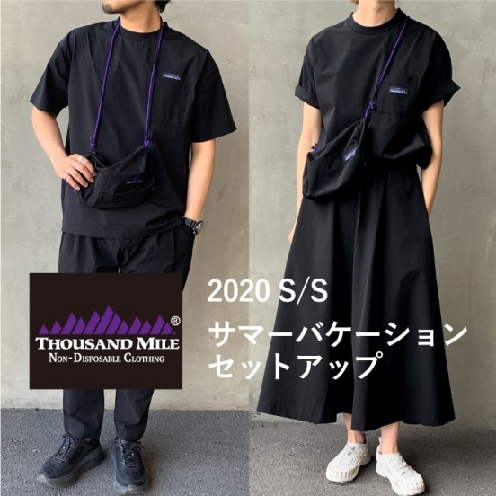 THOUSAND MILE サウザンドマイル　サマーバケーションセットアップ 楽天市場】【レビュークーポン対象外】【30%OFF】【2025SS