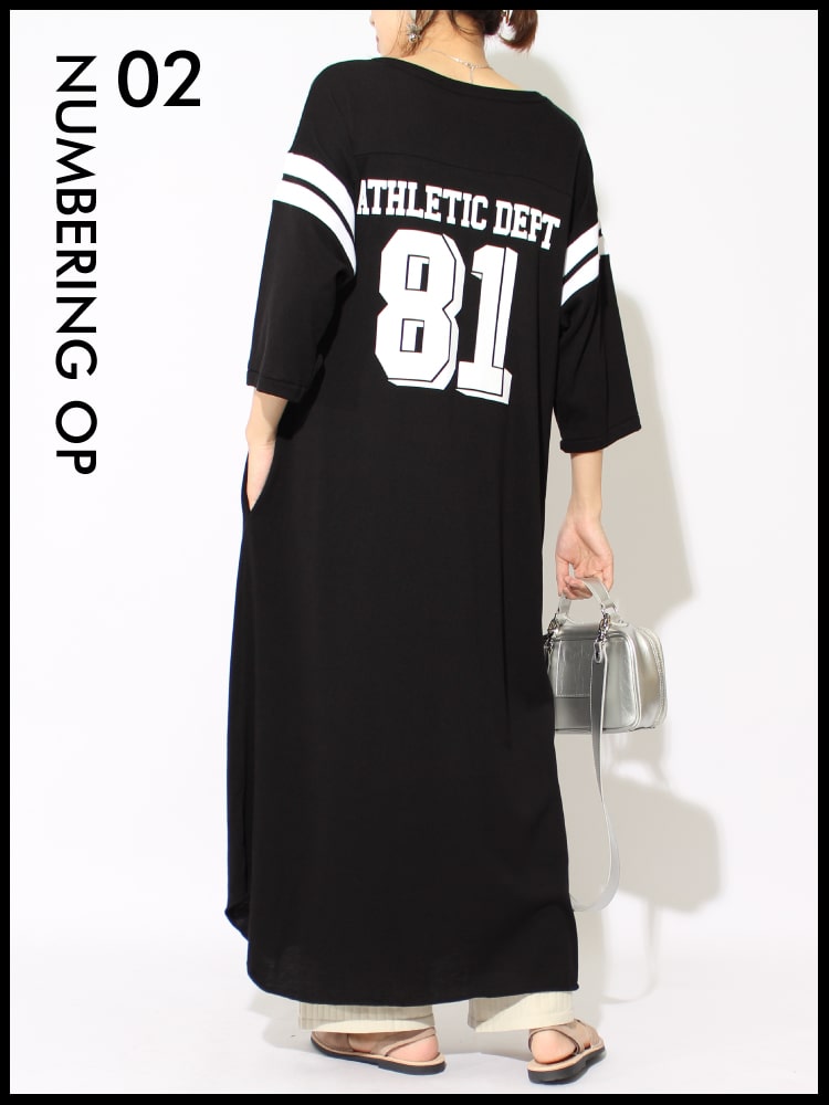 【+81BRANCA/ハチイチブランカ 】ハニカムワッフルワンピース チチカカ ワンピース パッチワークプリントワンピース