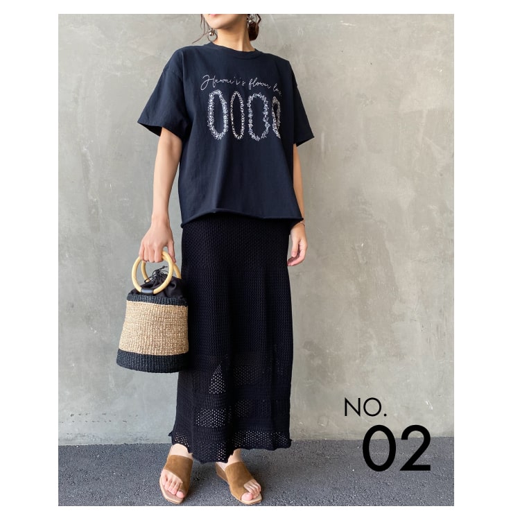 FUNG（ファング）カットオフTシャツコーデ