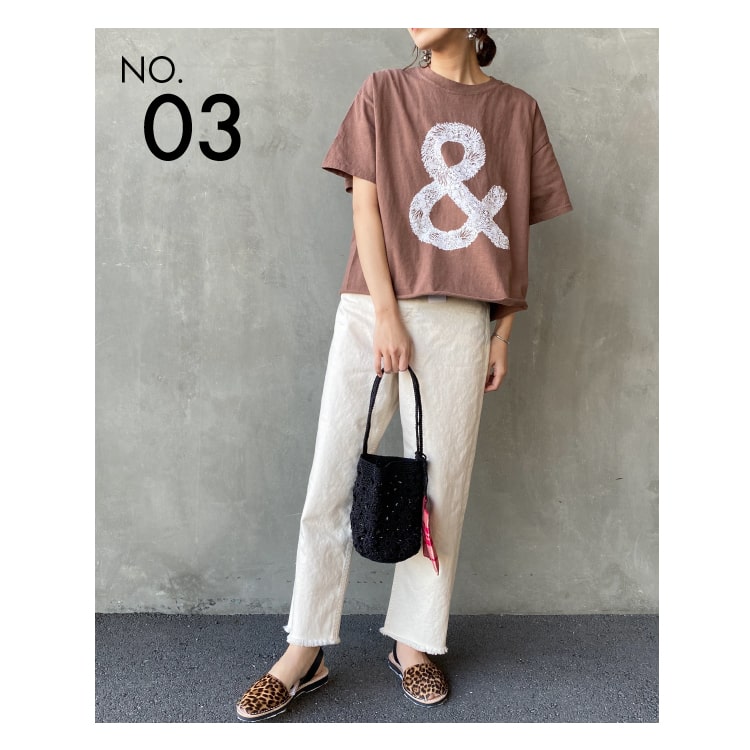 FUNG（ファング）カットオフTシャツコーデ