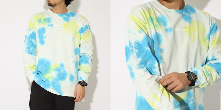 チャリアンドコーのTIE DYE Tシャツです。