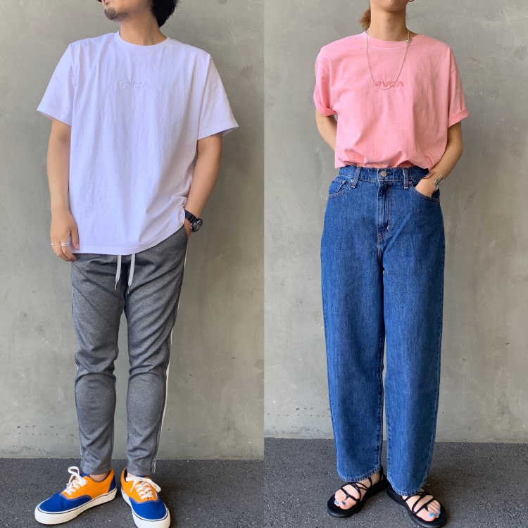 ルーカのACID RVCA Tシャツを使ったコーディネートです。