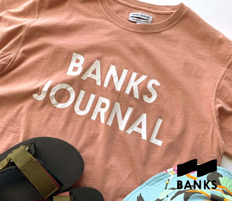 BANKS／バンクスのTシャツです。