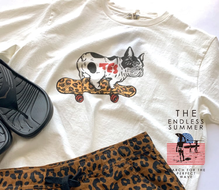 The Endless Summer／エンドレスサマーのTシャツです。