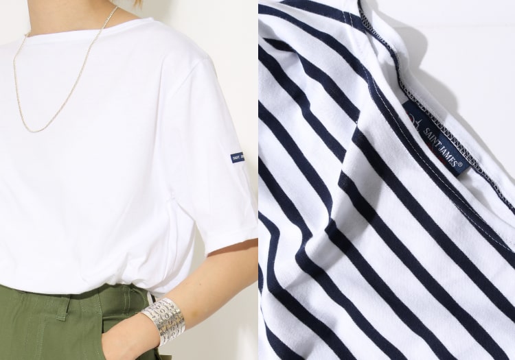 ST.JAMES [セントジェームス] の半袖Tシャツ、PIRIACピリアックです。