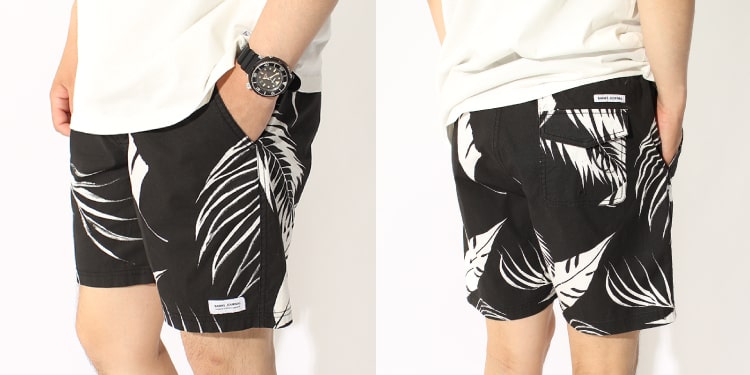 夏の鉄板コーデ！ショートパンツのシーン別着こなし提案特集、BANKS/バンクスのボードショーツです。