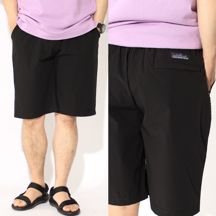 夏の鉄板コーデ！ショートパンツのシーン別着こなし提案特集、THOUSAND MILE/サウザンド マイルのサイドジップショーツです。