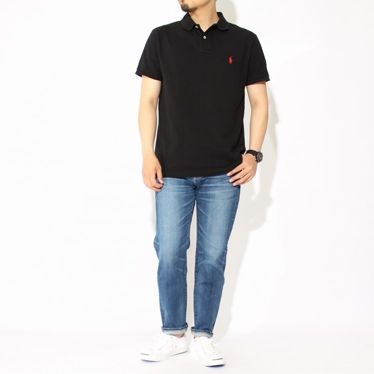 POLO RALPH LAUREN/ポロラルフローレンのポロシャツ1N820344を使ったコーディネートです。