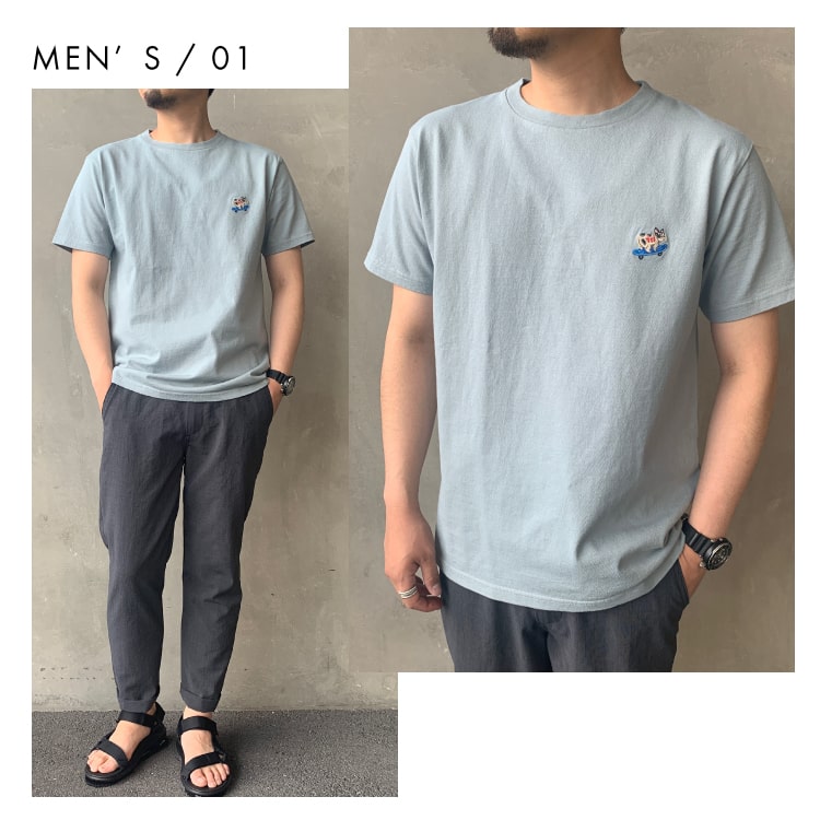 The Endless Summer [エンドレスサマー] 別注BUHIワンポイント刺繍Tシャツ