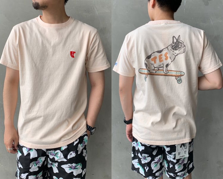 2020春夏THE ENDLESS SUMMER/エンドレスサマーのジーンスファクトリー別注Tシャツです。