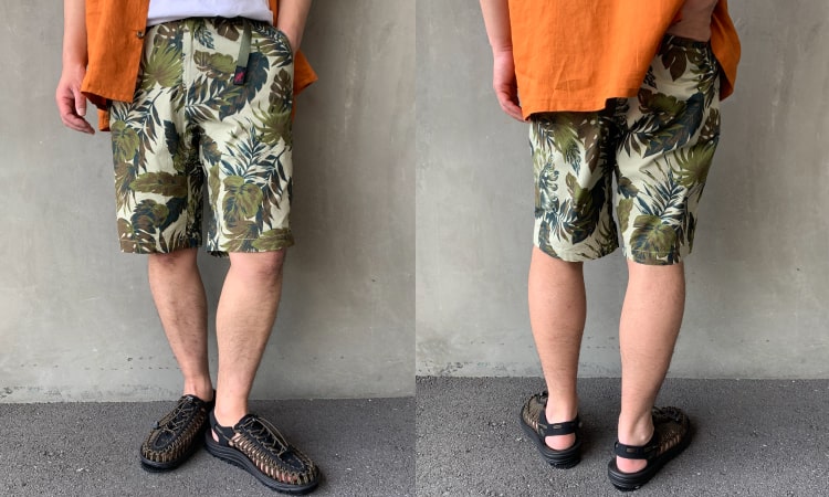 グラミチのウェザー素材のSTショーツです。