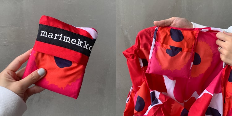 マリメッコのPieni Unikko スマートバッグです。