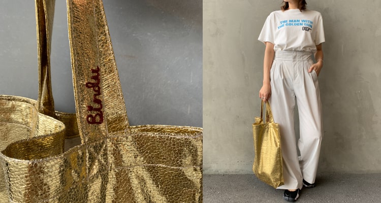 ビンドゥーのシャイニーバッグです。